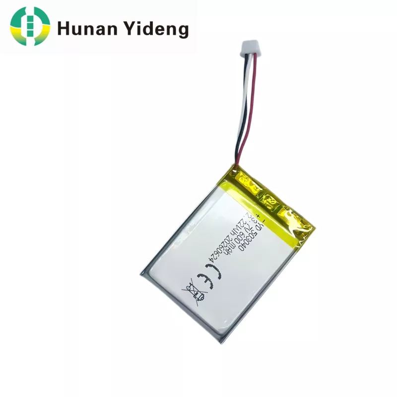 503040 3.7V 600mAh باتری قابل شارژ مربعی