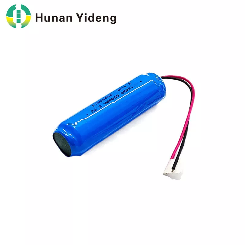سلول‌های باتری لیتیوم یونی 13450 650 میلی‌آمپر ساعتی 3.7 ولت